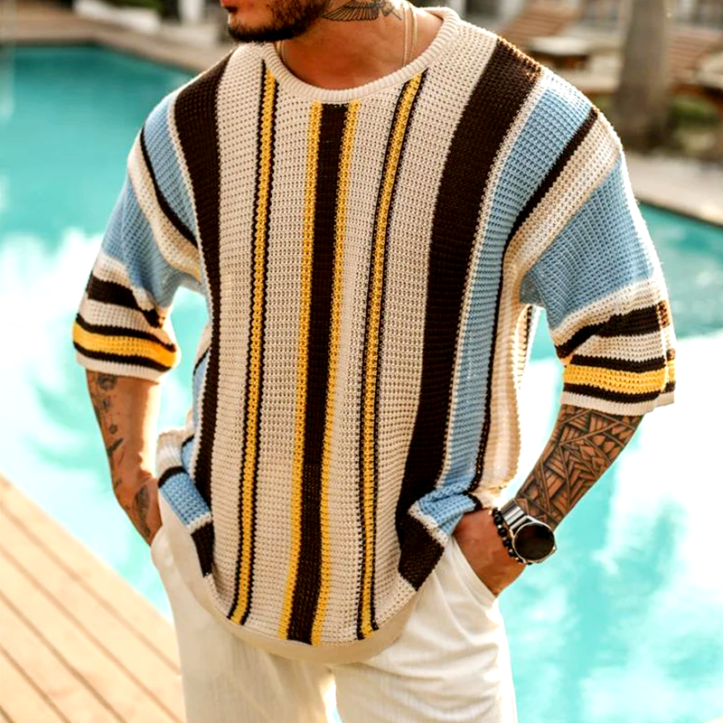 Serengeti | Stripe Knit Tee