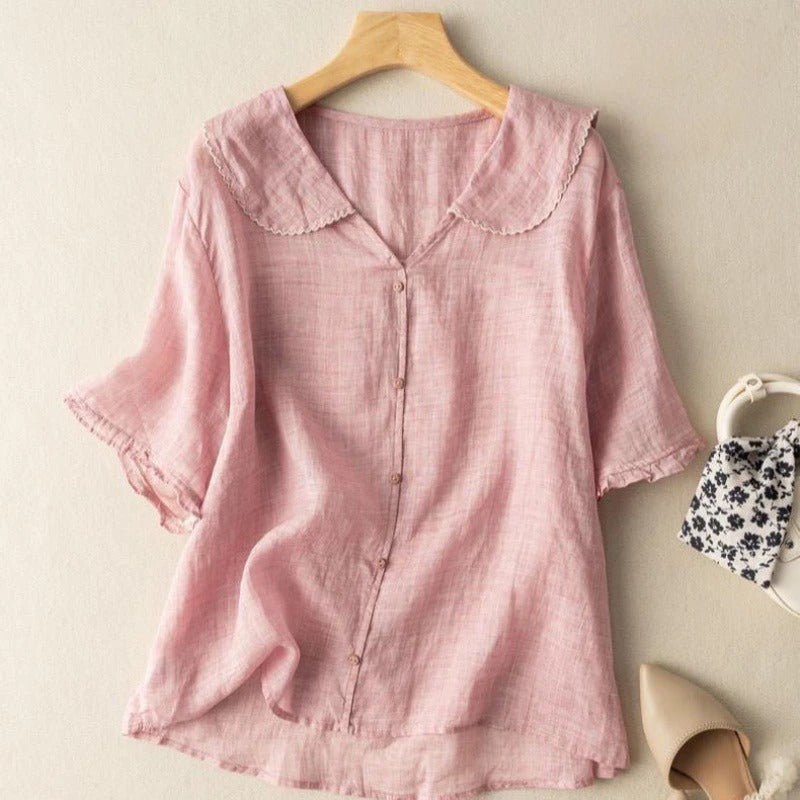 Lacy | Linen Blouse