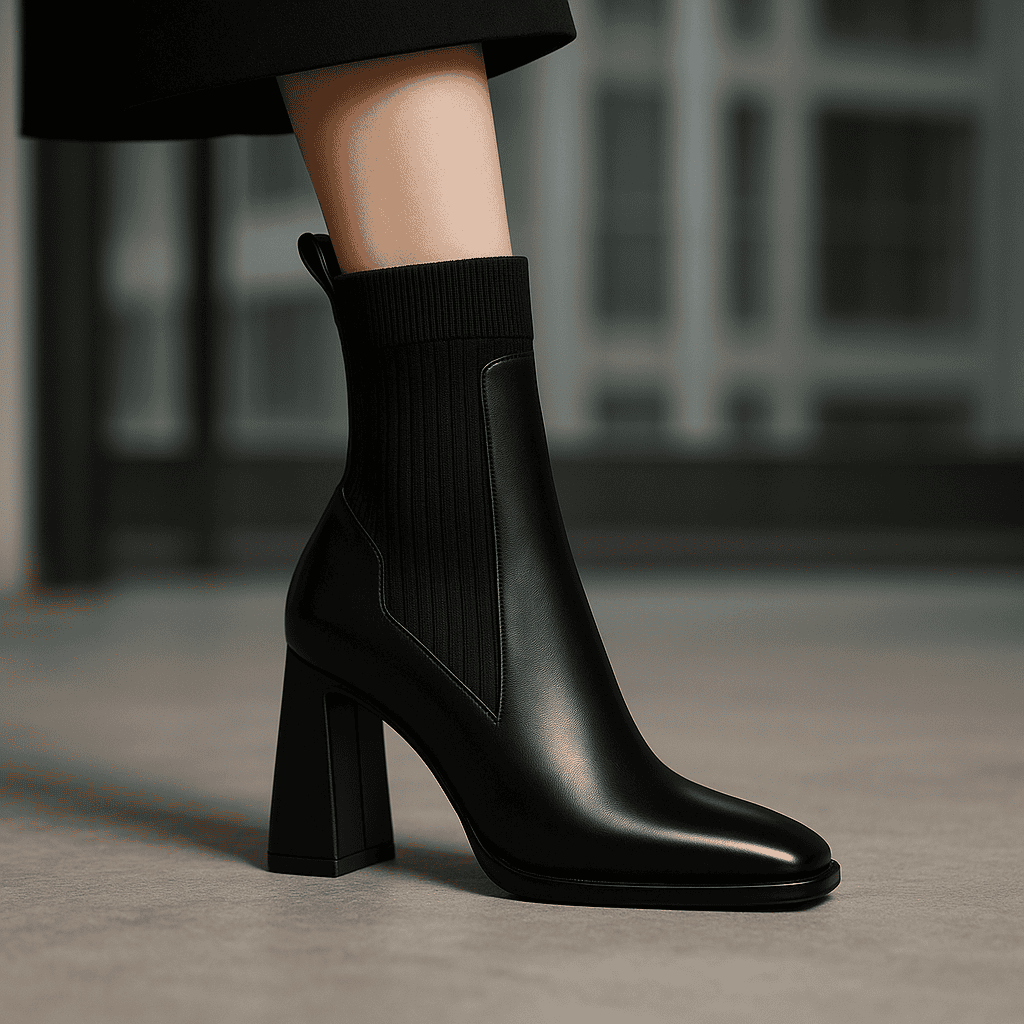 Olivia Knit Ankle Boots