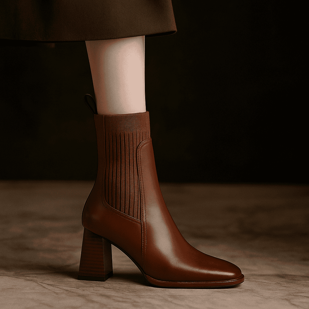 Olivia Knit Ankle Boots