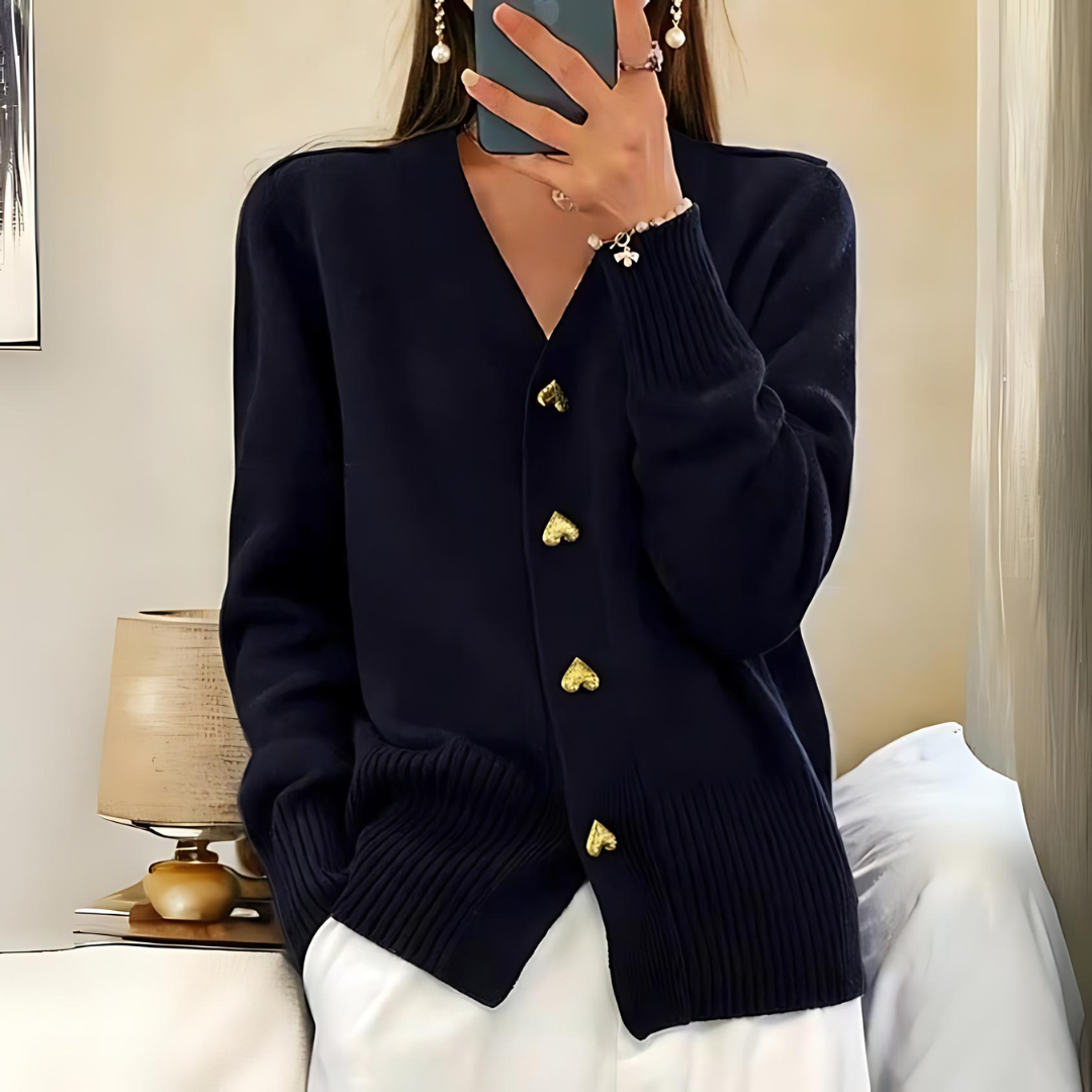Amour Button Cardigan