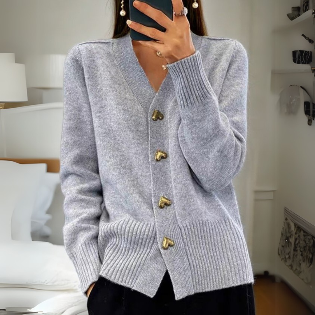 Amour Button Cardigan