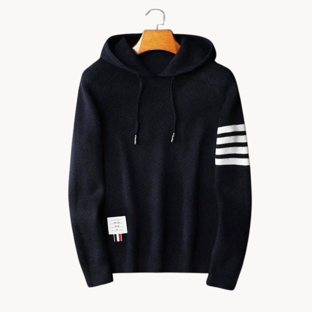 Lucian | Hooded Knit Sweater