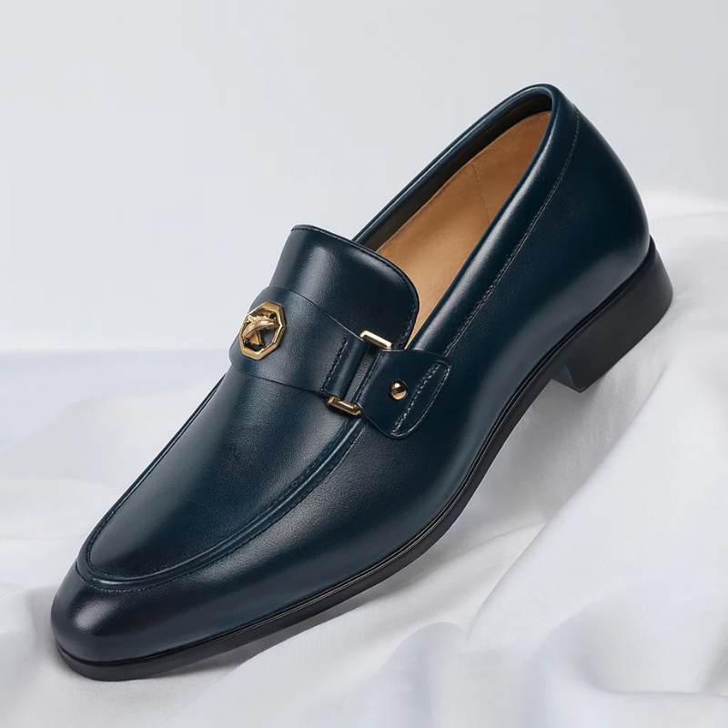 Aldric Bit-Buckle Loafers