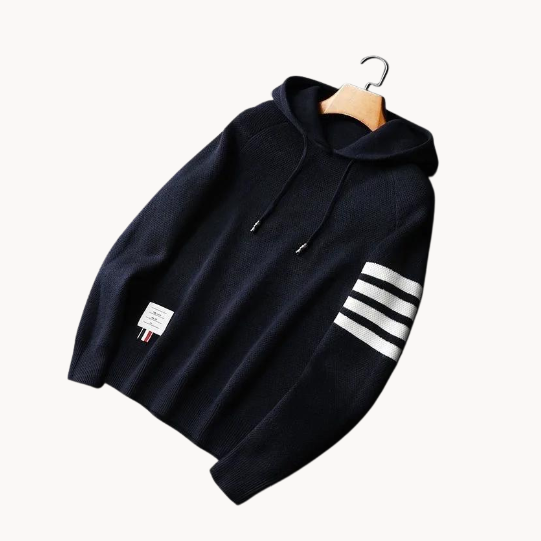Lucian | Hooded Knit Sweater