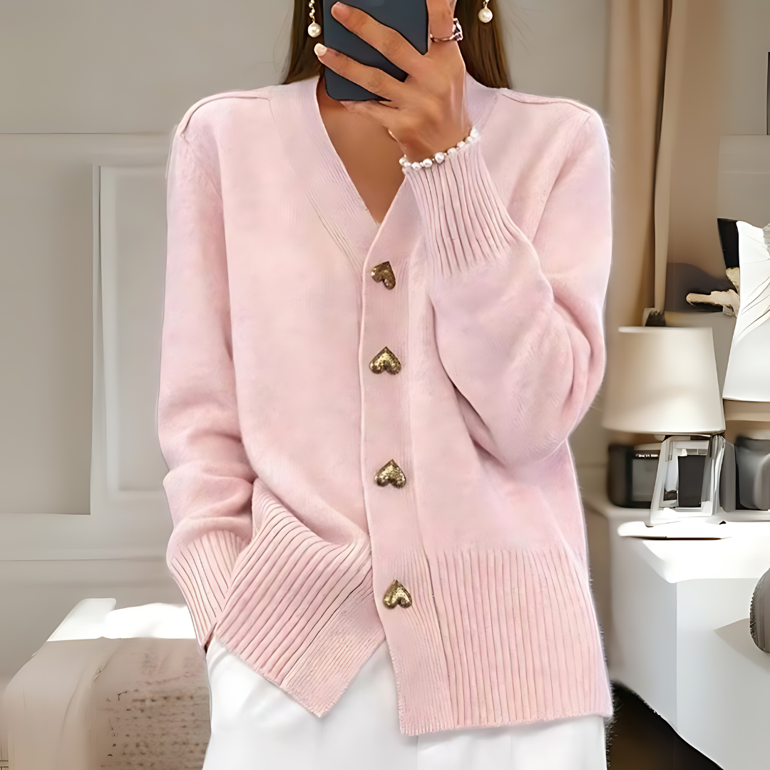 Amour Button Cardigan