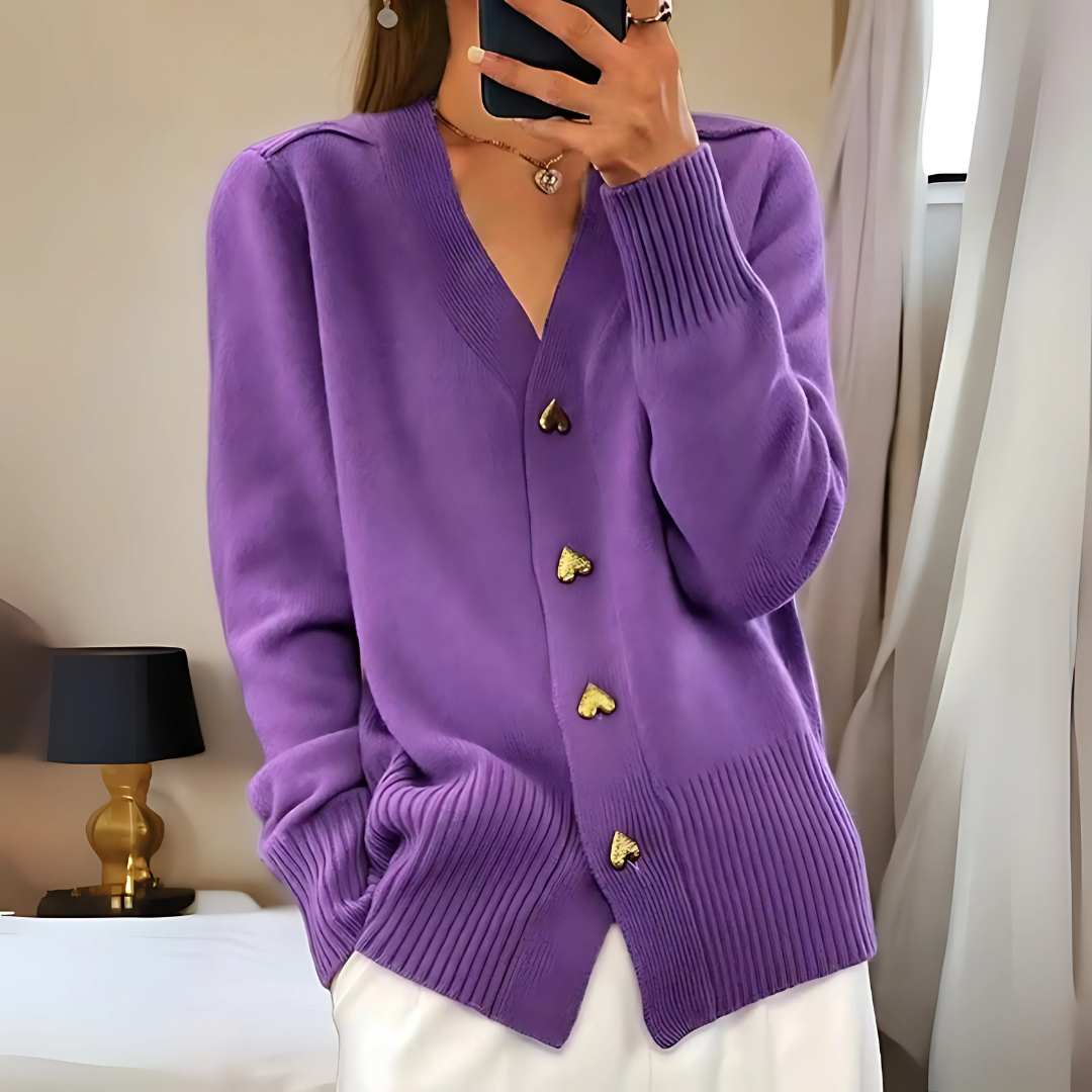 Amour Button Cardigan