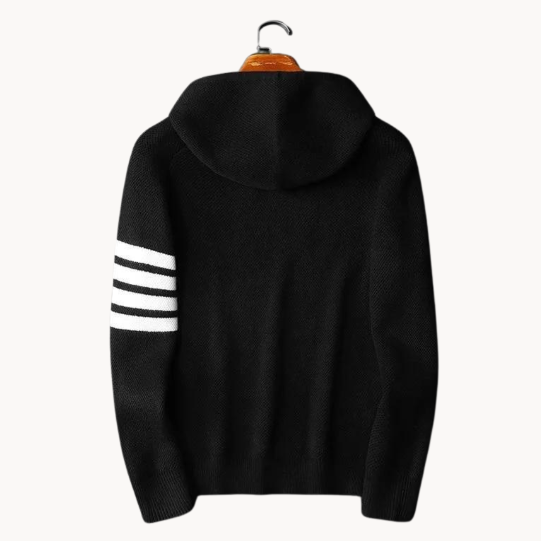 Lucian | Hooded Knit Sweater