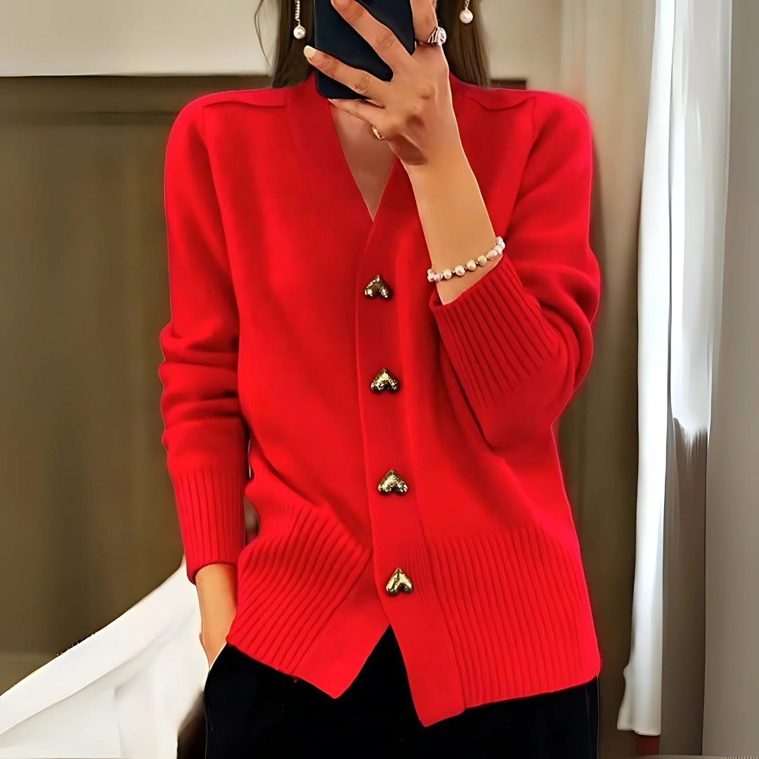 Amour Button Cardigan