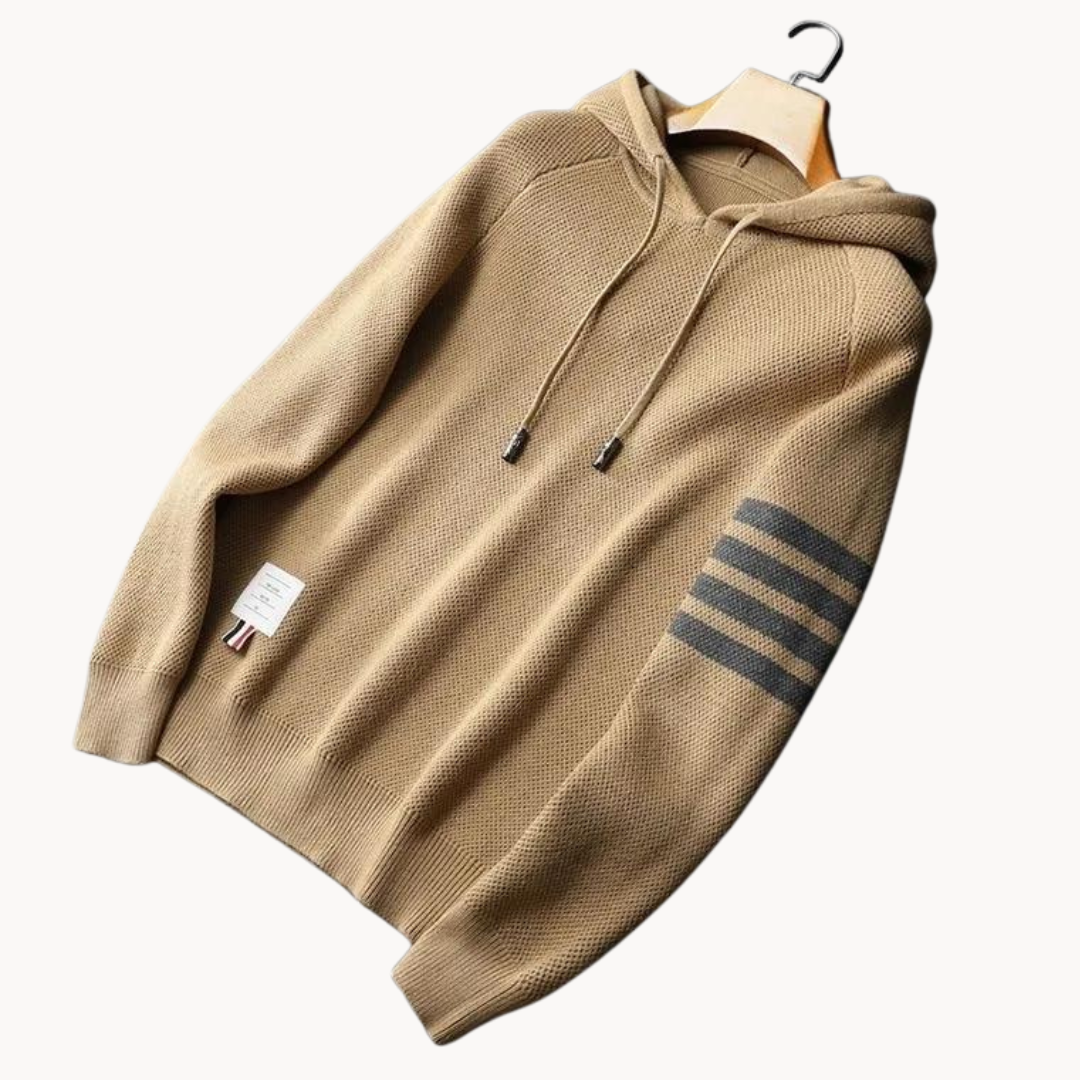 Lucian | Hooded Knit Sweater