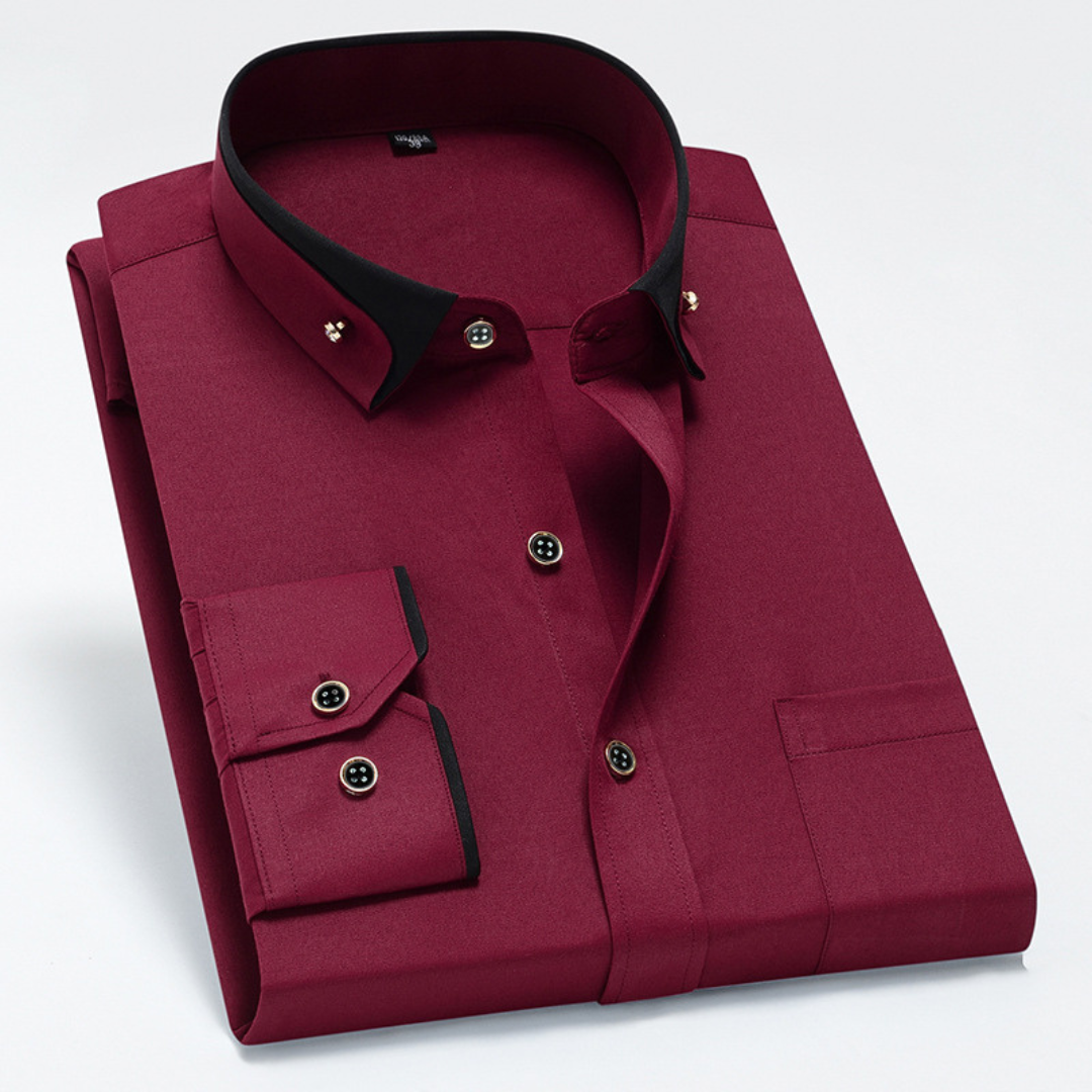 Dual Tone Long Sleeve Shirt