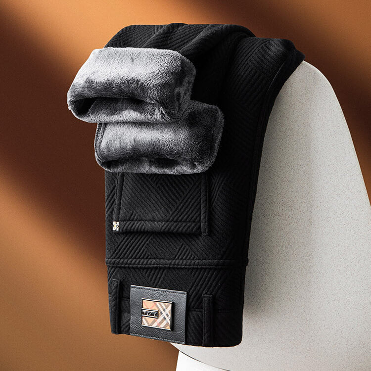 Jacquard Knit Trousers