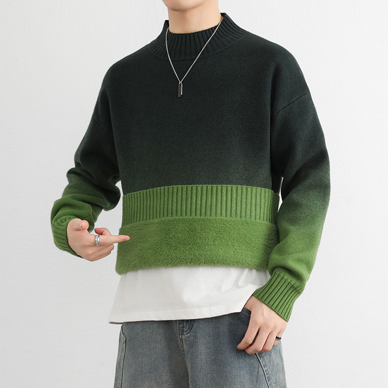 Mélange Knit Crewneck
