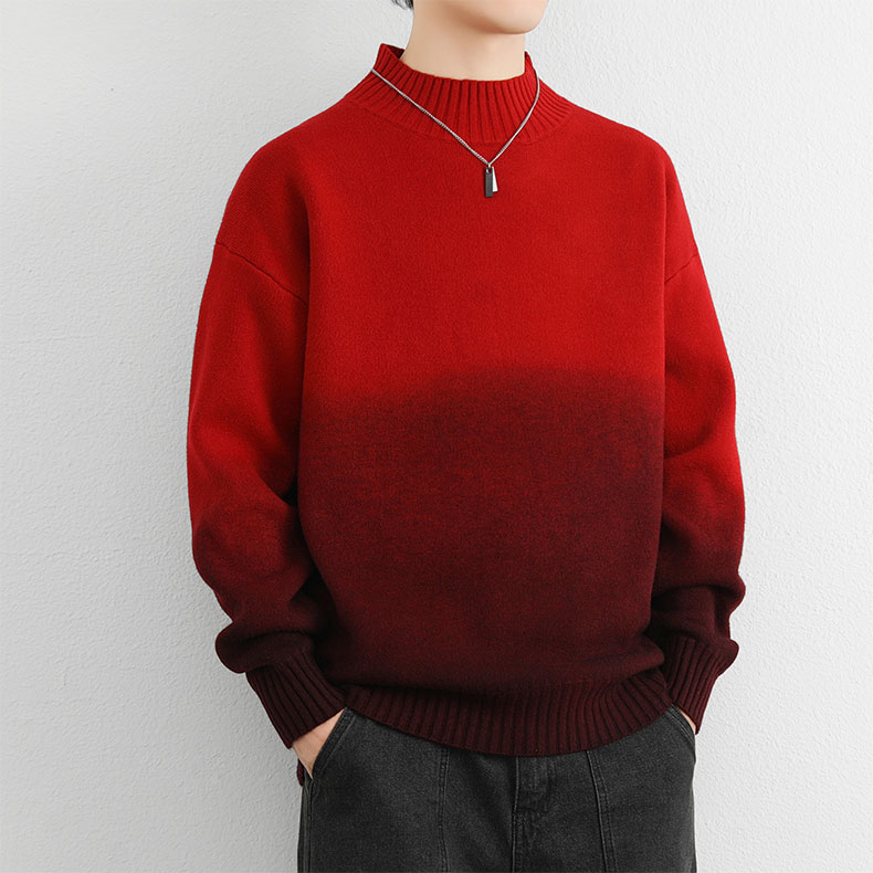 Mélange Knit Crewneck