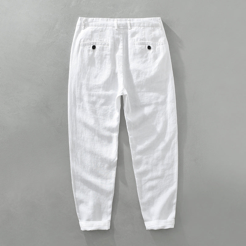 Regal Linen Trousers