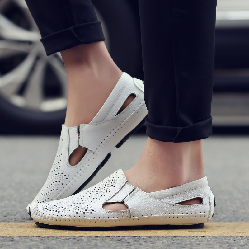 Aldric Perforated Loafer Mule