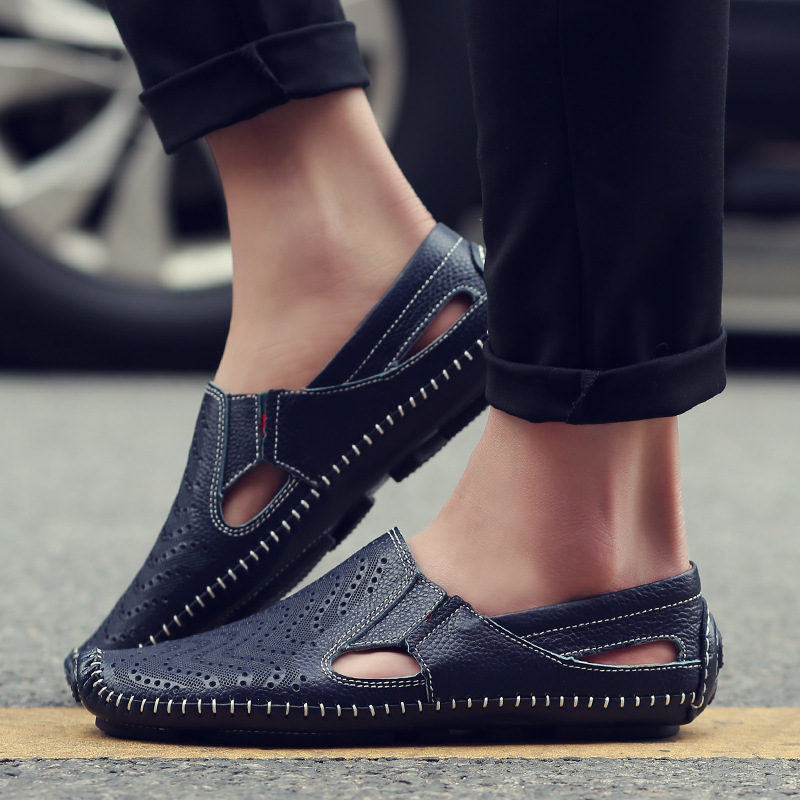 Aldric Perforated Loafer Mule