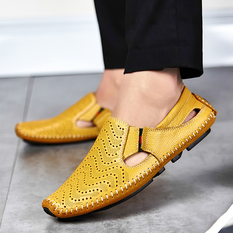 Aldric Perforated Loafer Mule