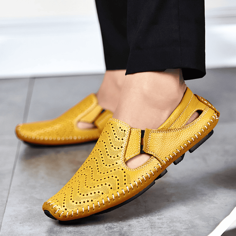 Aldric Perforated Loafer Mule