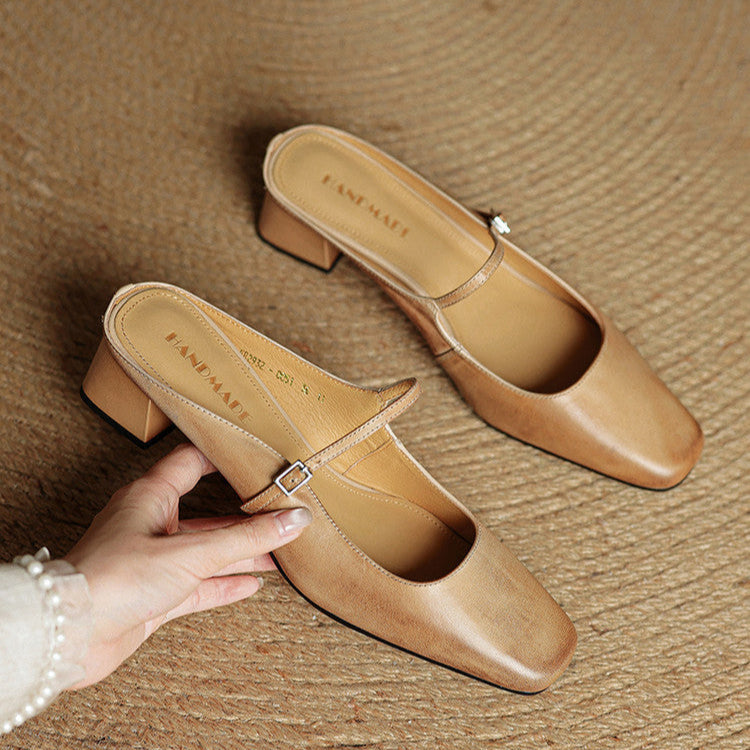 Éclat | Leather Mules
