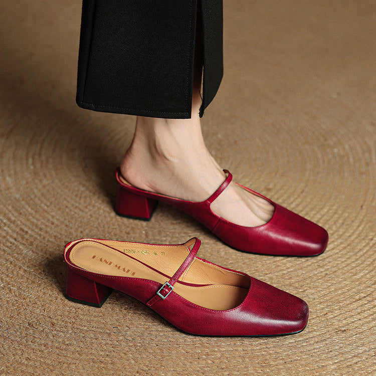 Éclat | Leather Mules