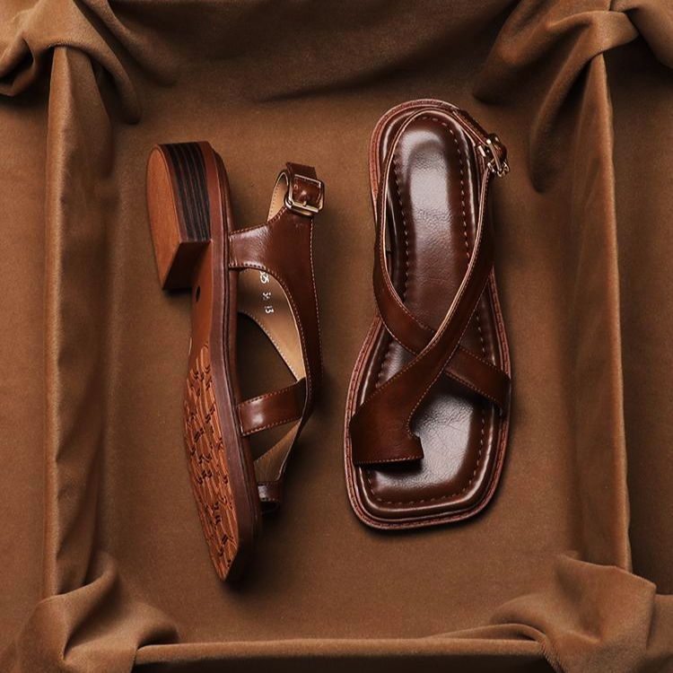 Ella | Cross Sandals
