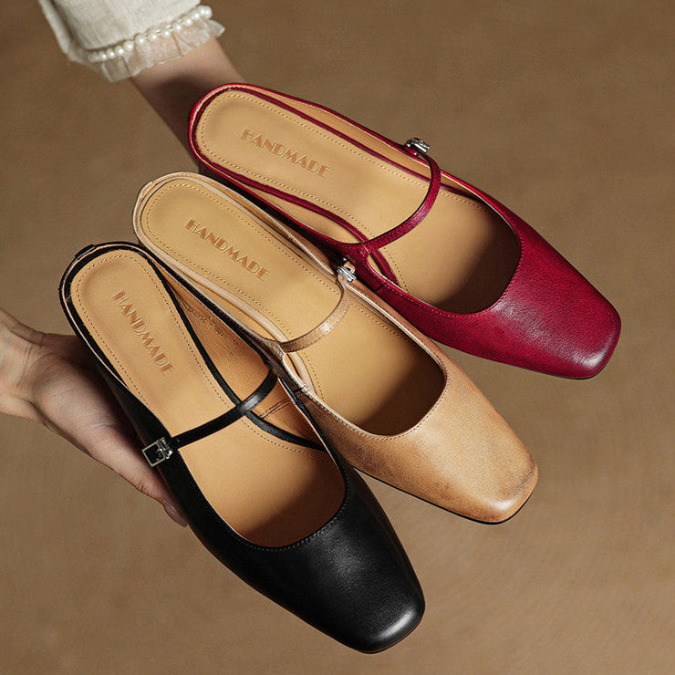 Éclat | Leather Mules