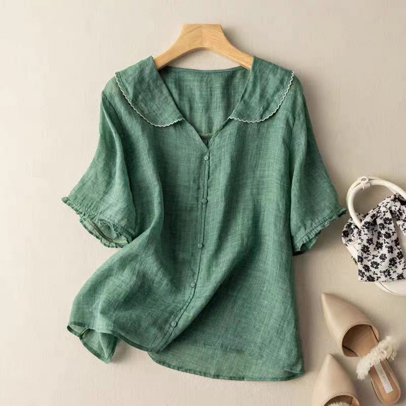 Lacy | Linen Blouse