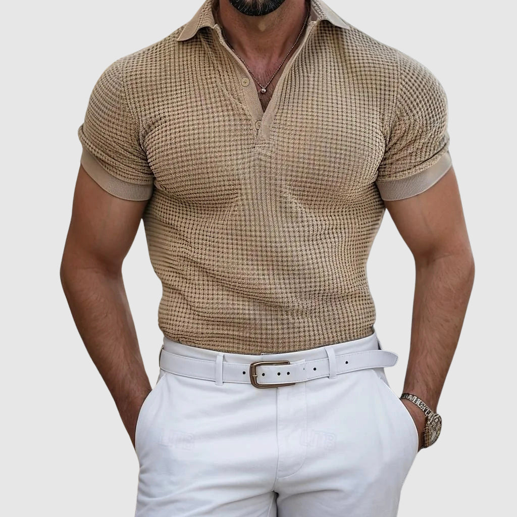 Textured Polo Shirt