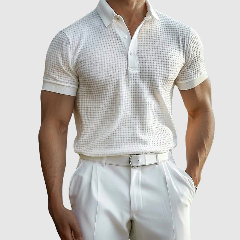 Textured Polo Shirt