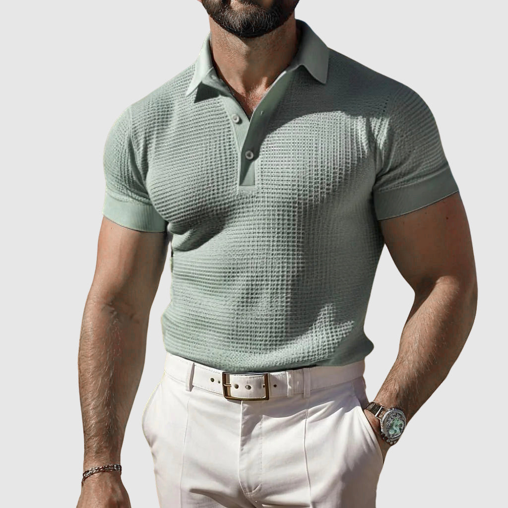 Textured Polo Shirt