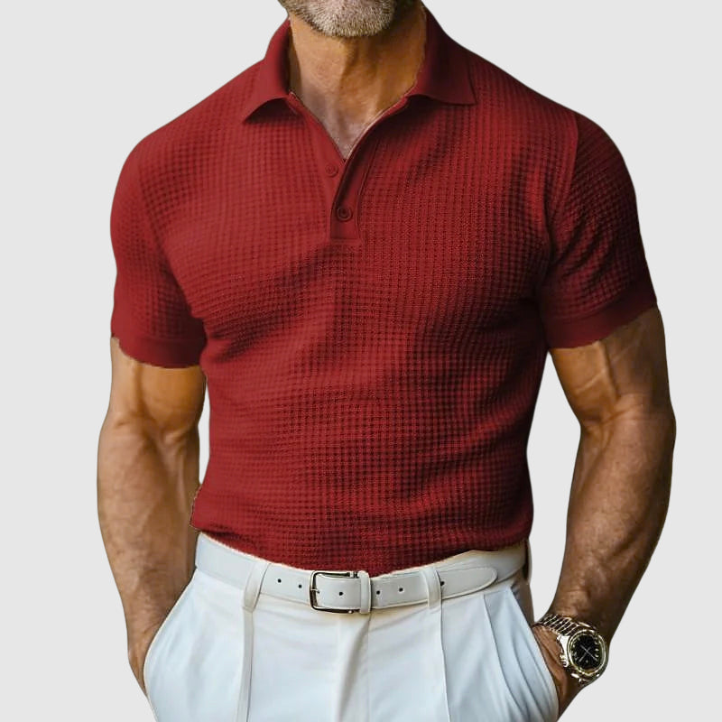 Textured Polo Shirt