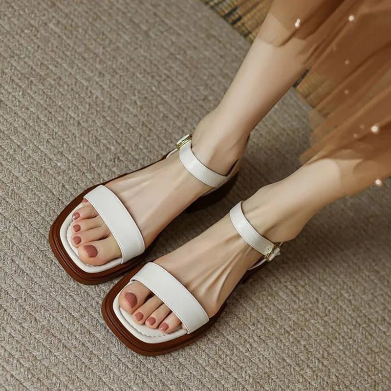 Aria | Buckle Strap Sandals