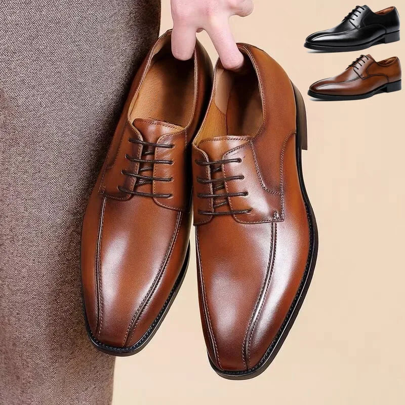 Vegan Leather Brogue Oxfords