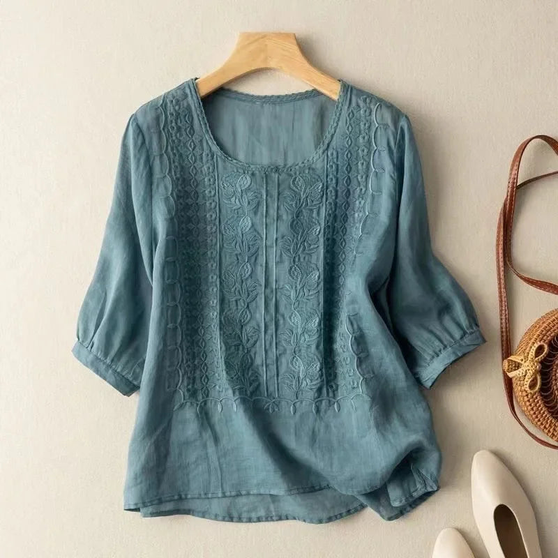 Luna | Linen Blouse