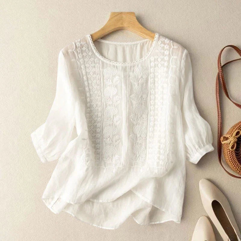 Luna | Linen Blouse