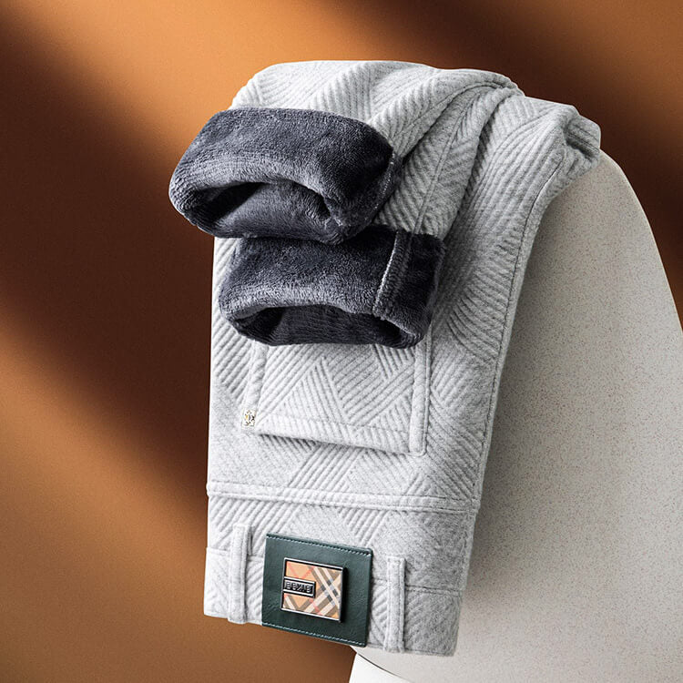 Jacquard Knit Trousers