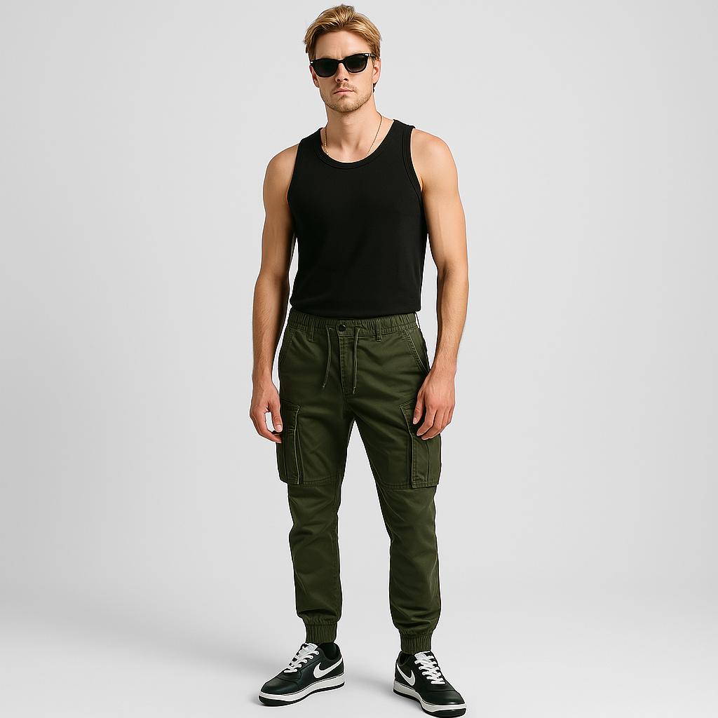 Cotton Cargo Trousers
