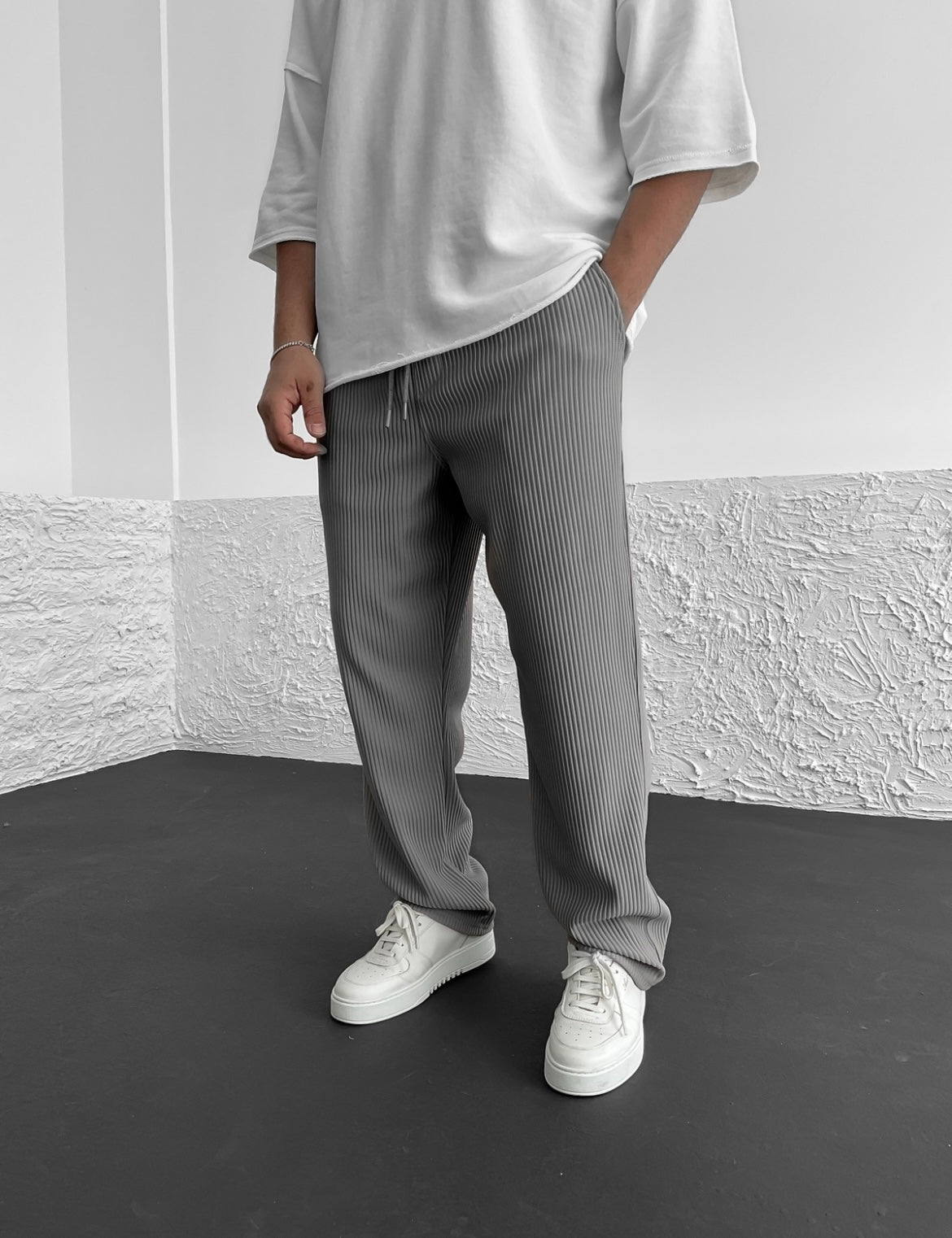Essential Ribbed Trousers
