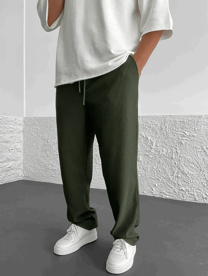 Essential Ribbed Trousers