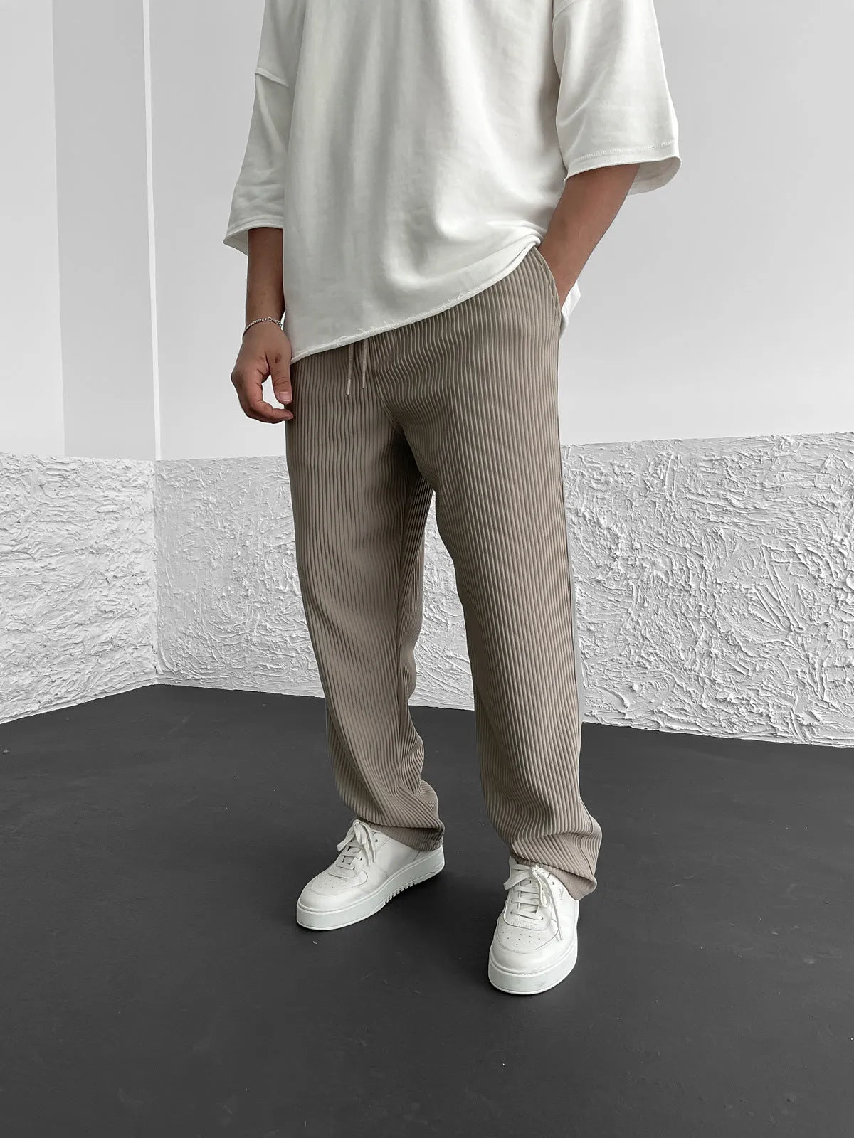 Essential Ribbed Trousers