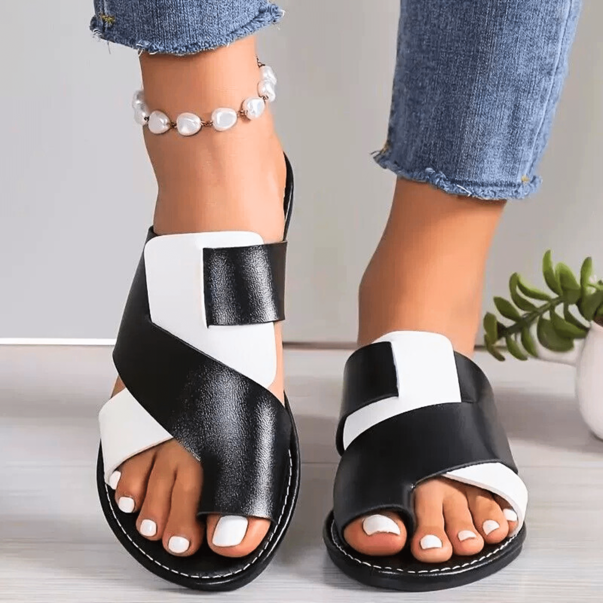 Two-Toned Sandals