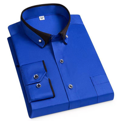 Dual Tone Long Sleeve Shirt