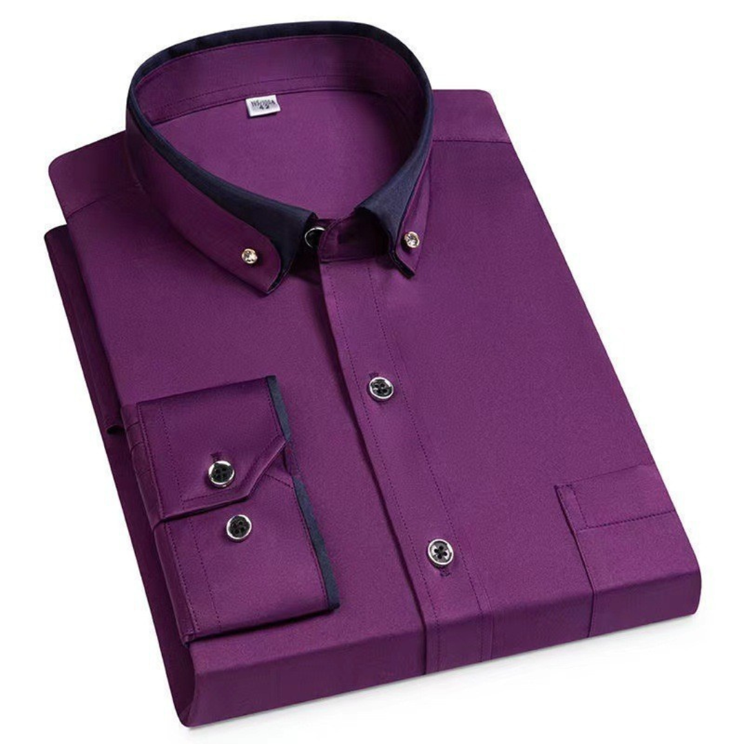 Dual Tone Long Sleeve Shirt
