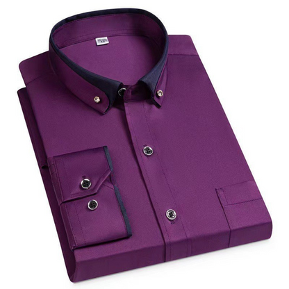 Dual Tone Long Sleeve Shirt