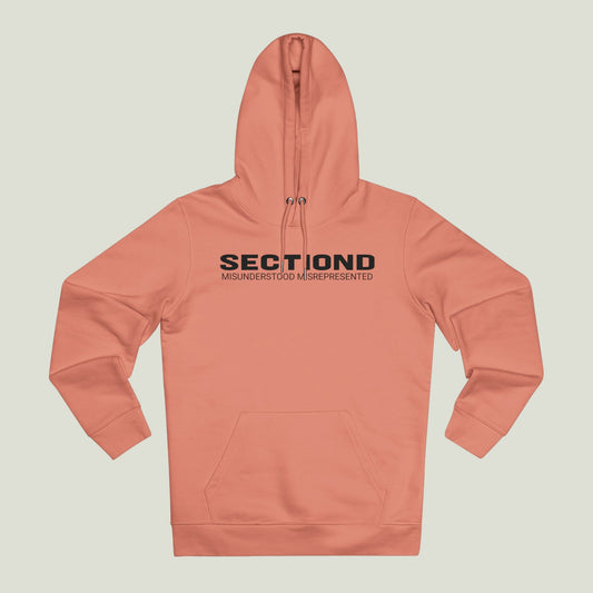 SECTIOND ESSENTIAL HOODIE - ROSE CLAY