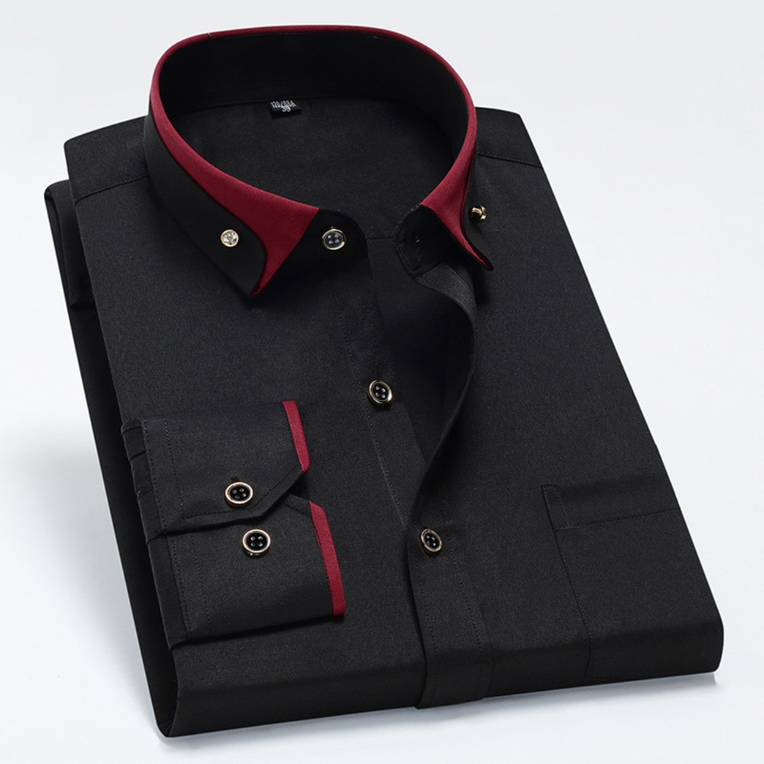 Dual Tone Long Sleeve Shirt