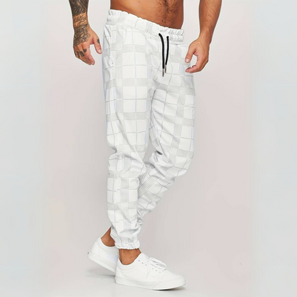 Striped Plaid Joggers