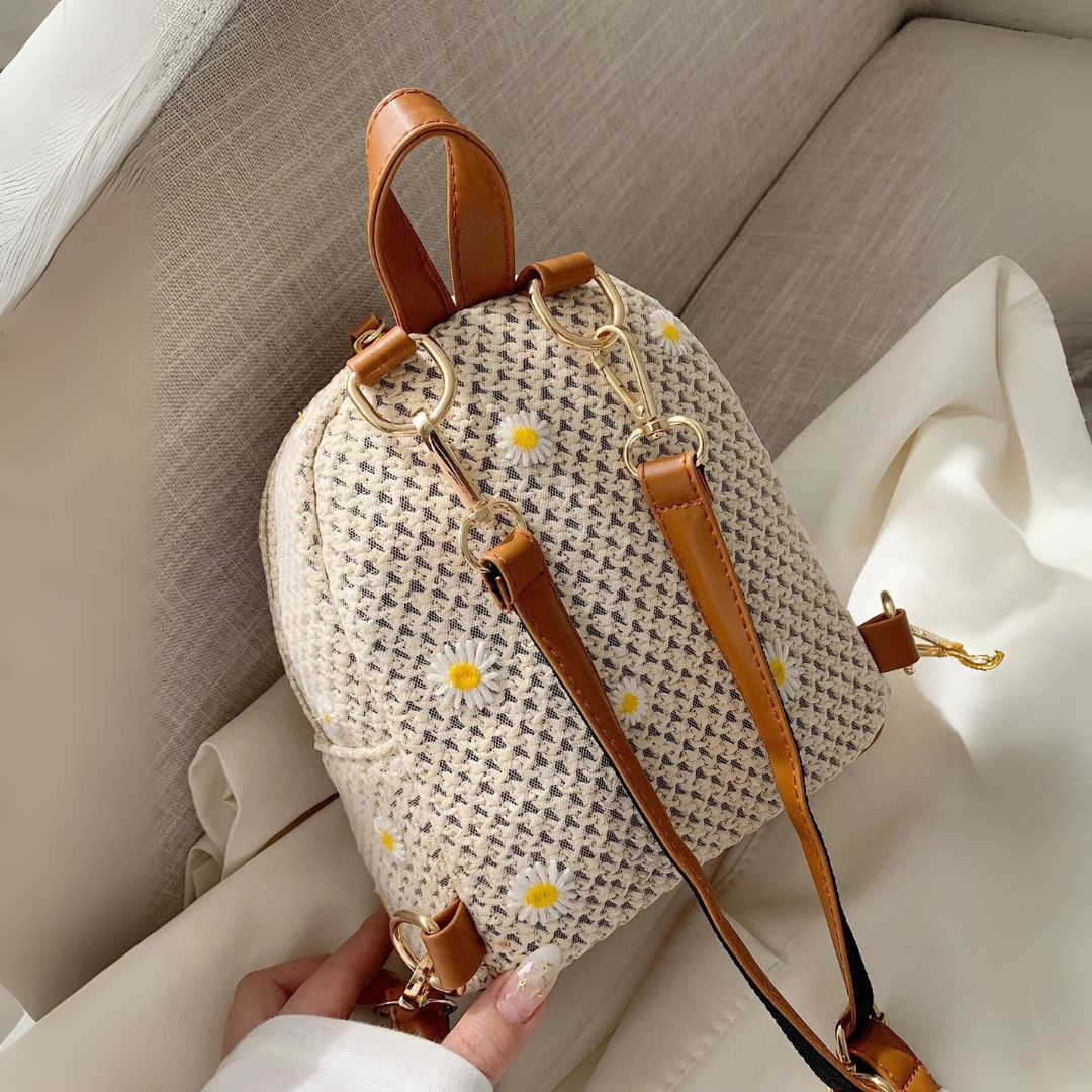 Ella | Woven Backpack