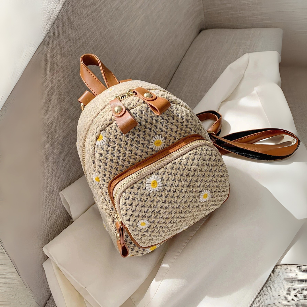 Ella | Woven Backpack